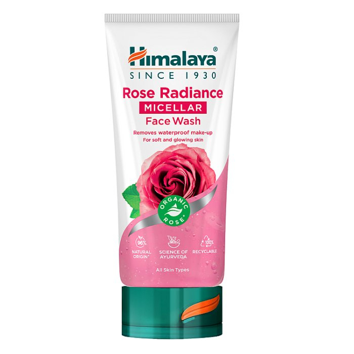 HIMALAYA Rozświetlający, micelarny żel do mycia twarzy z organiczną różą 150 ml