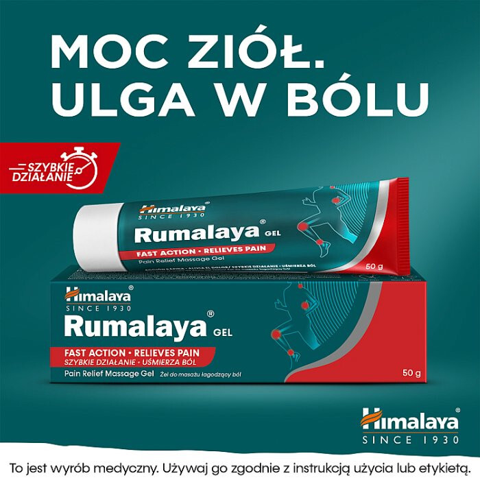 Himalaya Rumalaya żel do masażu, 50 g