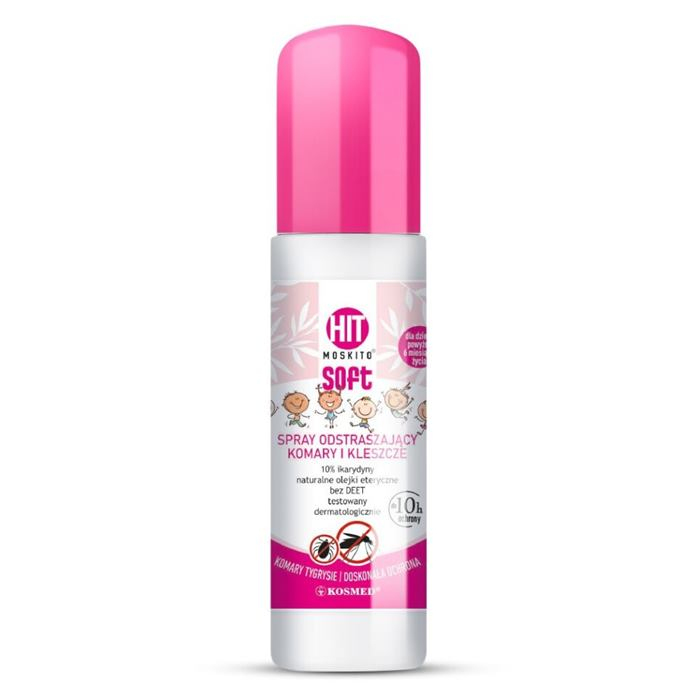 Hit Moskito Soft spray odstraszający komary kleszcze i meszki, 80 ml