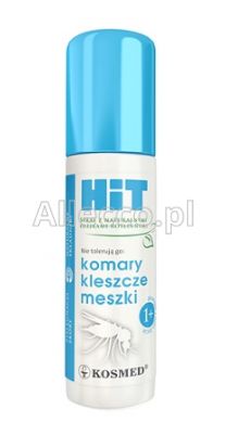 HIT Spray z naturalnymi olejkami roślinnymi 100 ml / Stop owady i kleszcze