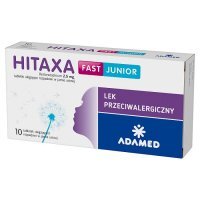 Hitaxa Fast Junior 2,5 mg 10 tabletek rozpuszczających się w ustach / Alergia u dzieci