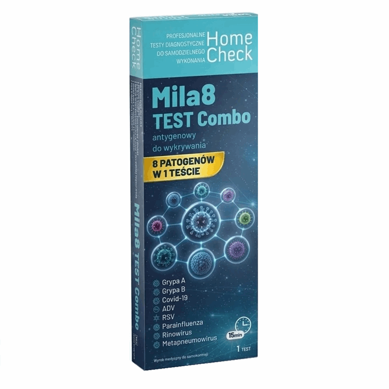 Home Check Mila 8 Combo Test antygenowy 8w1, 1 szt.