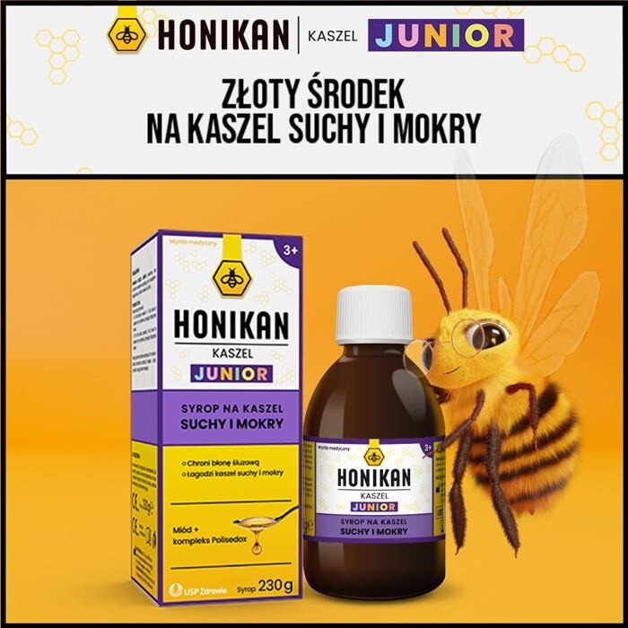 Honikan Kaszel Junior syrop 230 g