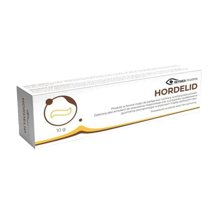 Hordelid maść do pielęgnacji i ochrony podrażnionej skóry powiek, 10 g