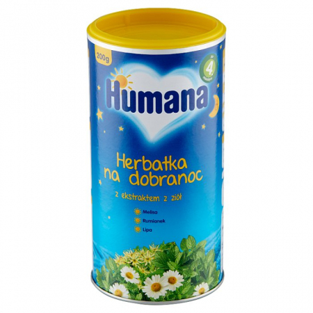 HUMANA Herbatka na dobranoc (po 4 miesiącu) 200 g