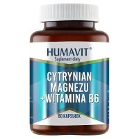 Humavit Cytrynian Magnezu + Witamina B6 60 kapsułek