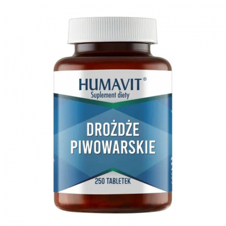 Humavit Drożdże Piwowarskie w tabletkach, 250 szt.