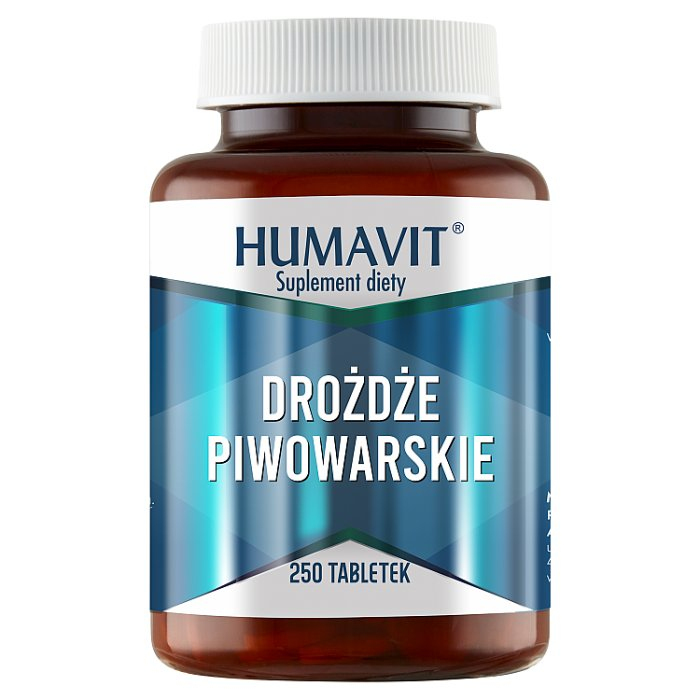 Humavit Drożdże Piwowarskie w tabletkach, 250 szt.
