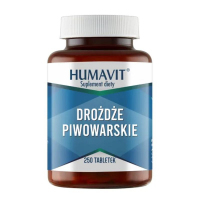 Humavit Drożdże Piwowarskie w tabletkach, 250 szt.