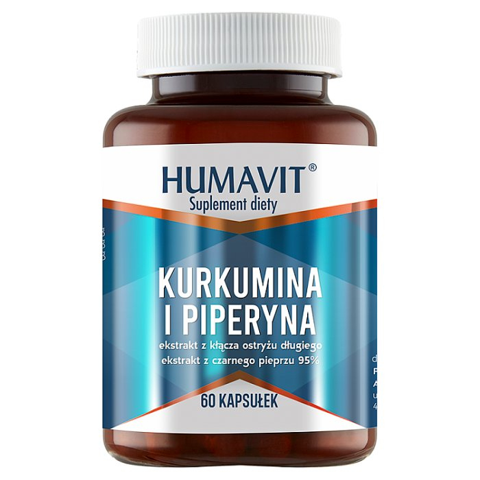 Humavit Kurkumina i Piperyna 60 kapsułek