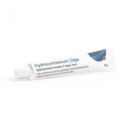 Hydrocortisonum Ziaja 5mg/g krem przeciwzapalny, 15 g