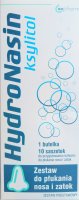 Hydronasin Ksylitol zestaw podstawowy (butelka + 10 saszetek zestaw