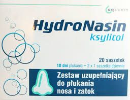 Hydronasin Ksylitol zestaw uzupełniający 20 saszetek z proszkiem