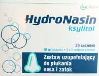 Hydronasin Ksylitol zestaw uzupełniający 20 saszetek z proszkiem