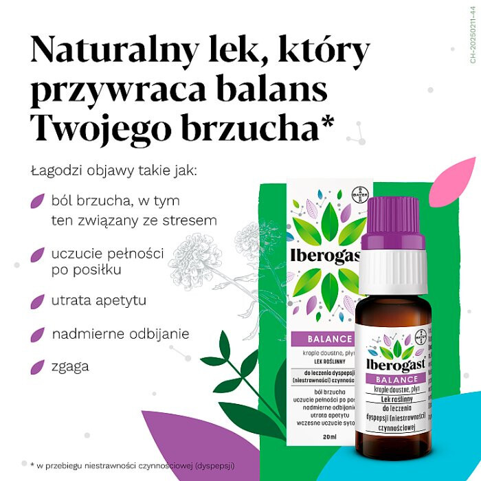 Iberogast Balance płyn doustny, 20 ml