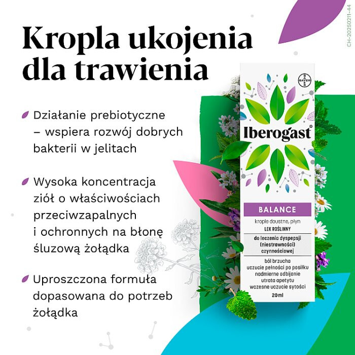 Iberogast Balance płyn doustny, 20 ml