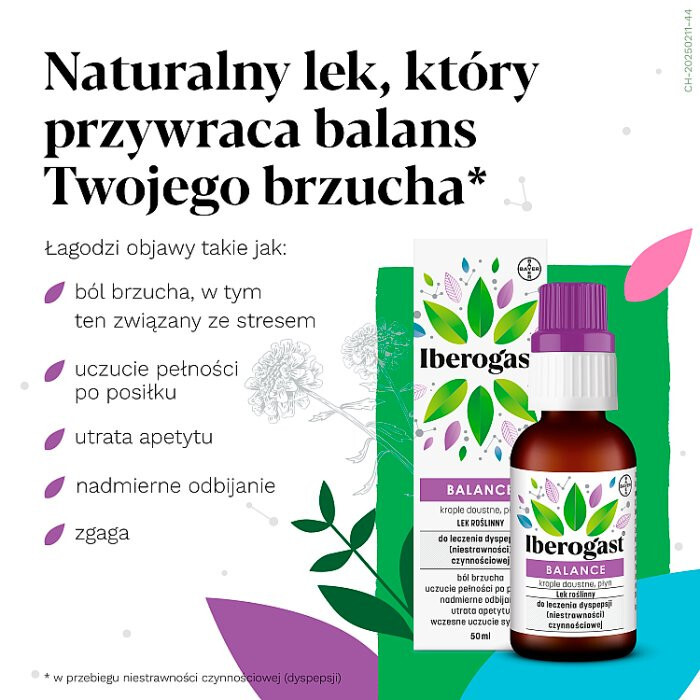 Iberogast Balance płyn doustny, 50 ml
