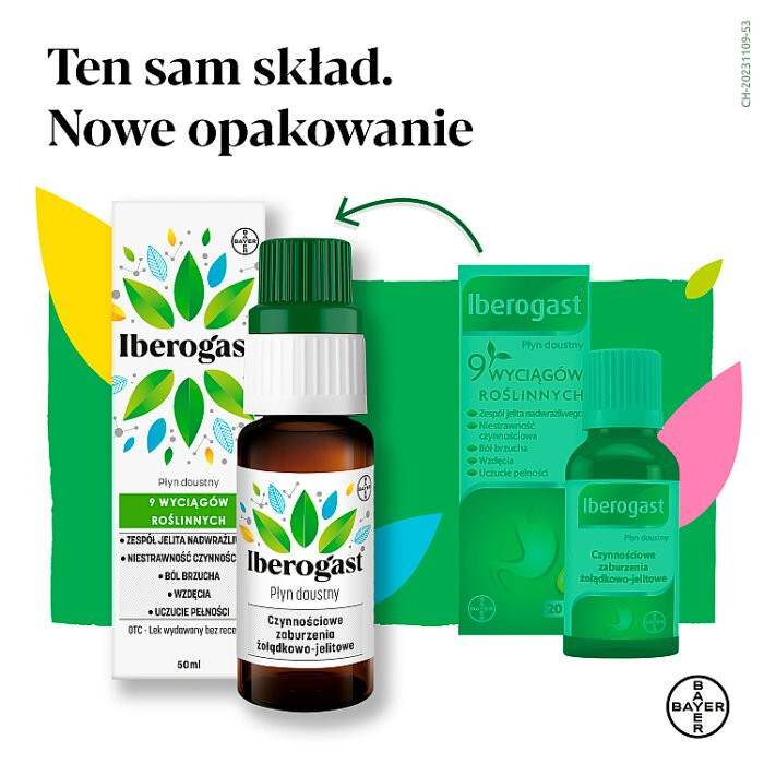 Iberogast płyn doustny 50 ml / Zaburzenia żołądkowo-jelitowe