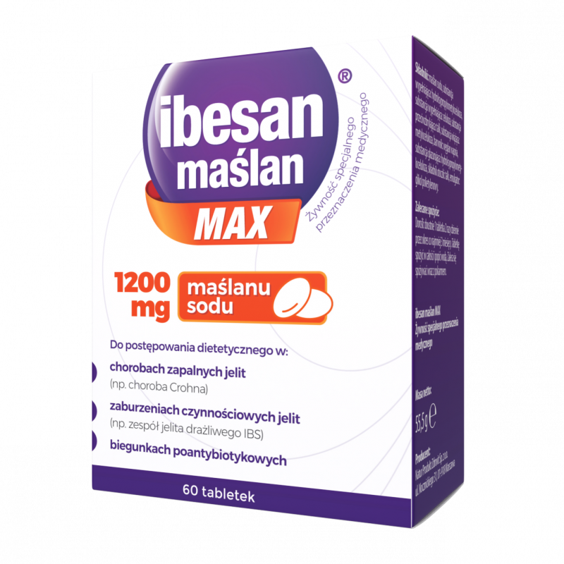Ibesan Maślan Max tabletki, 60 szt.