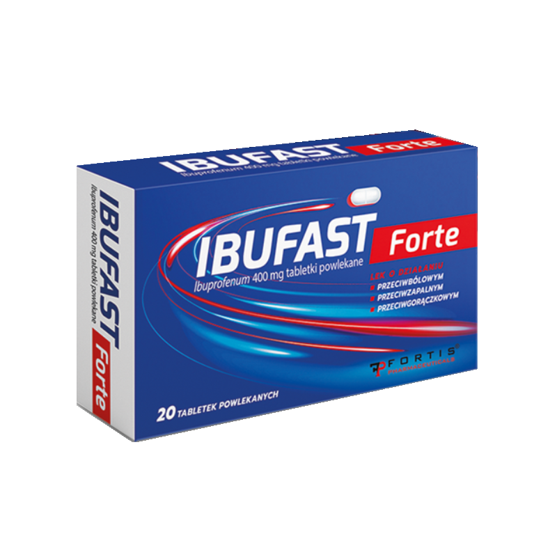 Ibufast Forte 400 mg tabletki powlekane, 20 szt.