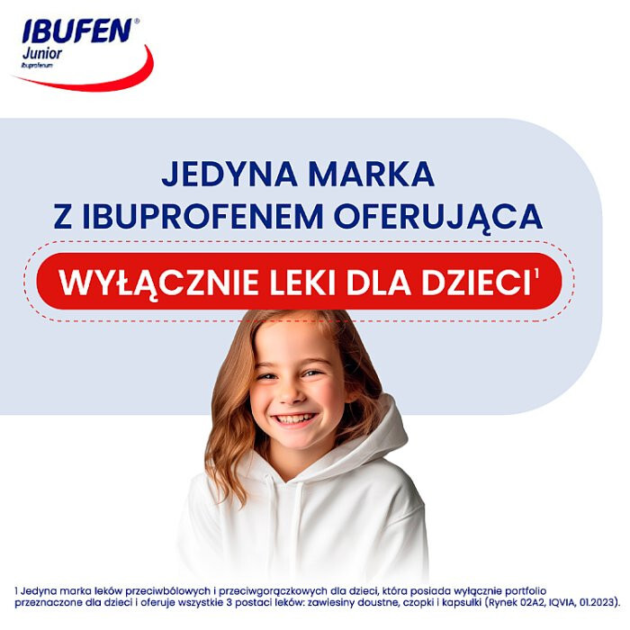 Ibufen Junior 200 mg 10 kapsułek