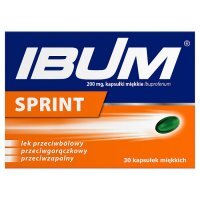 Ibum 200 mg 30 kapsułek elastycznych / Ból