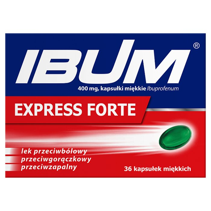 Ibum Express Forte 36 kapsułek miękkich