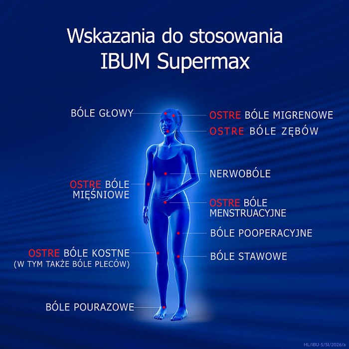 Ibum Supermax 600 mg 10 kapsułek miękkich