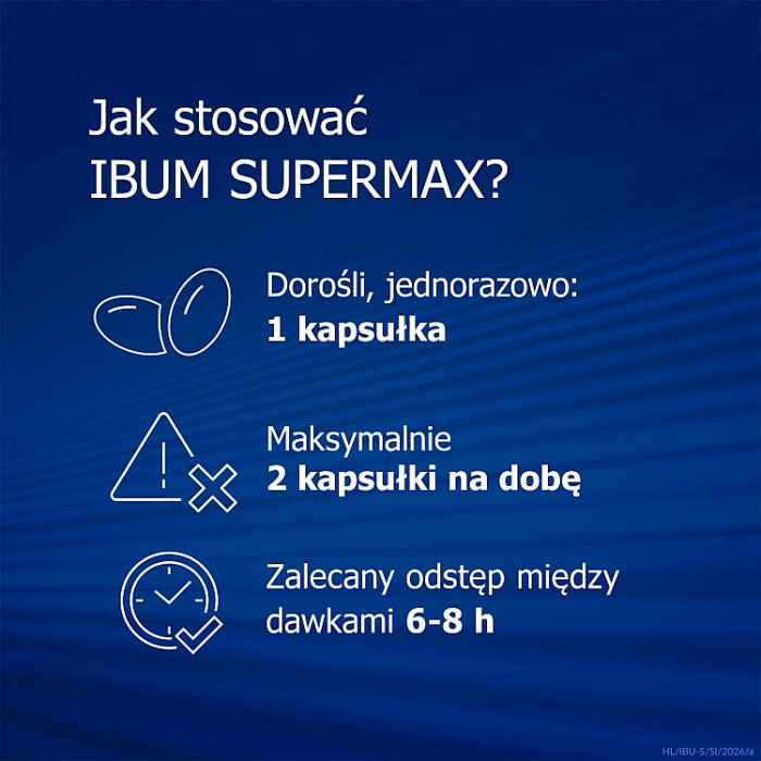 Ibum Supermax 600 mg 10 kapsułek miękkich