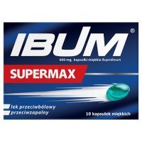 Ibum Supermax 600 mg 10 kapsułek miękkich