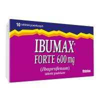 Ibumax Forte 600 mg tabletki przeciwbólowe przeciwgorączkowe, 10 szt.