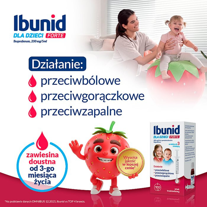 Ibunid Forte 200mg/5m zawiesina 100ml