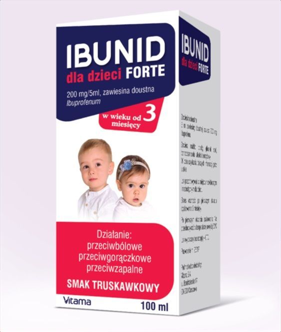 Ibunid Forte 200mg/5m zawiesina 100ml