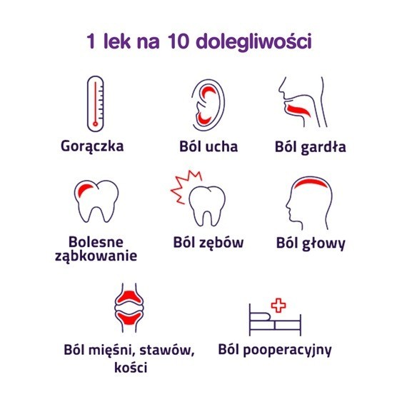 Ibuprom Forte dla dzieci (smak truskawkowy) zawiesina 100 ml