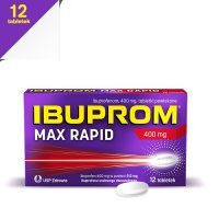 Ibuprom MAX Rapid 400 mg 12 tabletek powlekanych