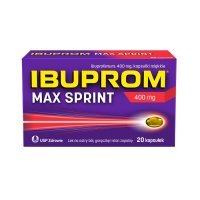 Ibuprom MAX Sprint 400 mg 20 kapsułek miękkich