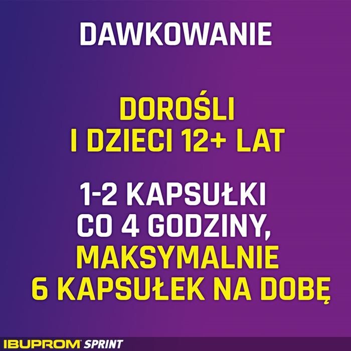 Ibuprom Sprint Caps 200 mg 24 kapsułek miękkich