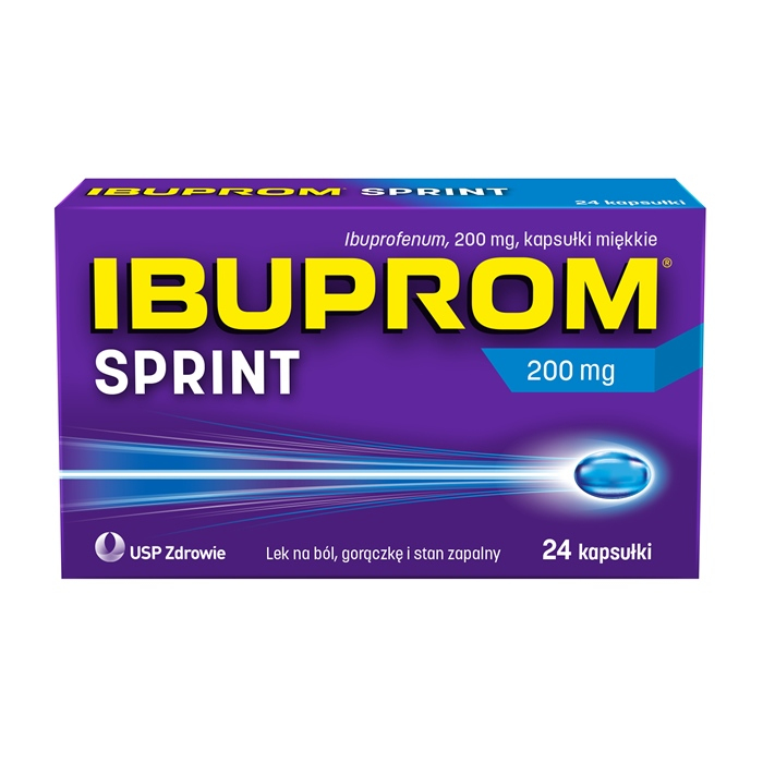 Ibuprom Sprint Caps 200 mg 24 kapsułek miękkich
