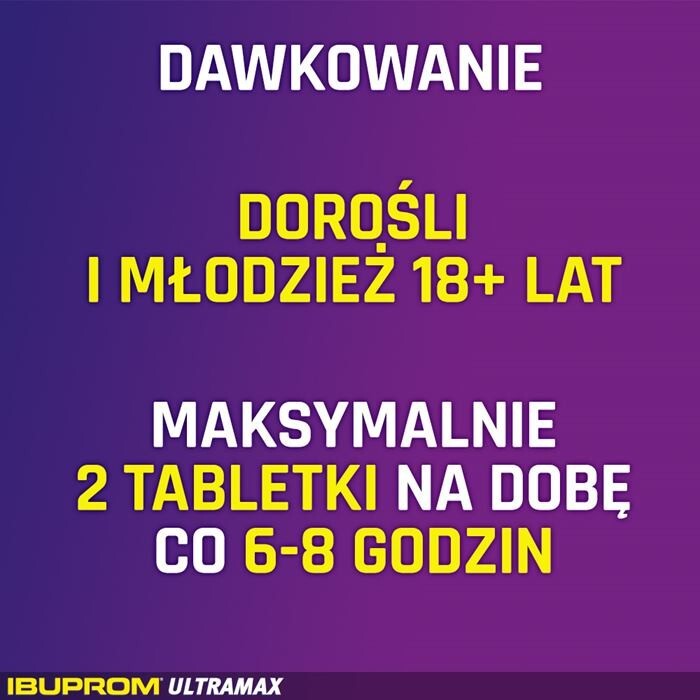 Ibuprom Ultramax 600mg 10 tabletek powlekanych