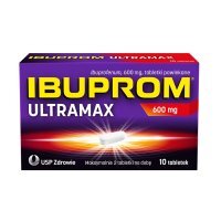 Ibuprom Ultramax 600mg 10 tabletek powlekanych