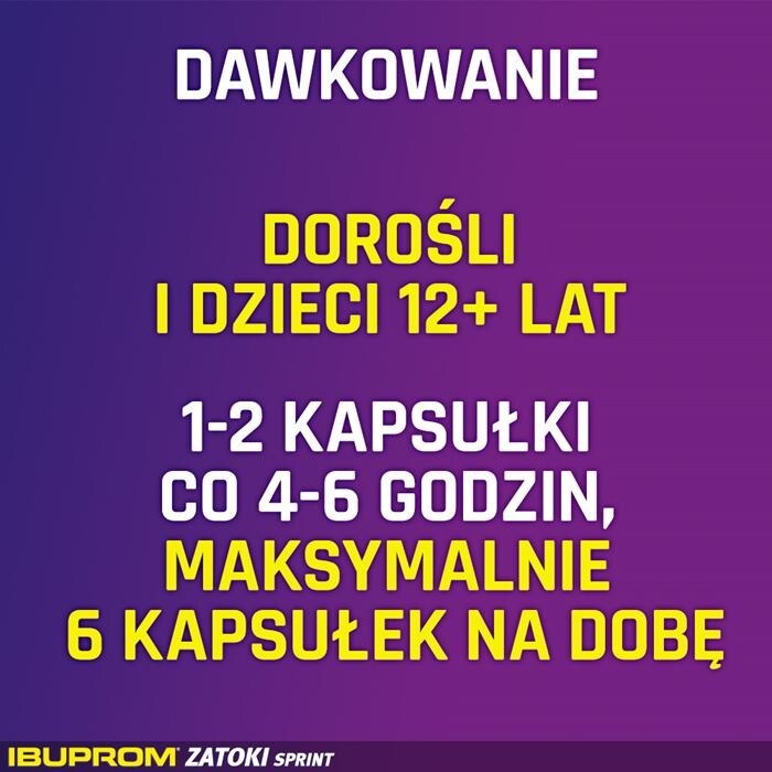 Ibuprom Zatoki Sprint 20 kapsułek