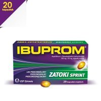 Ibuprom Zatoki Sprint 20 kapsułek