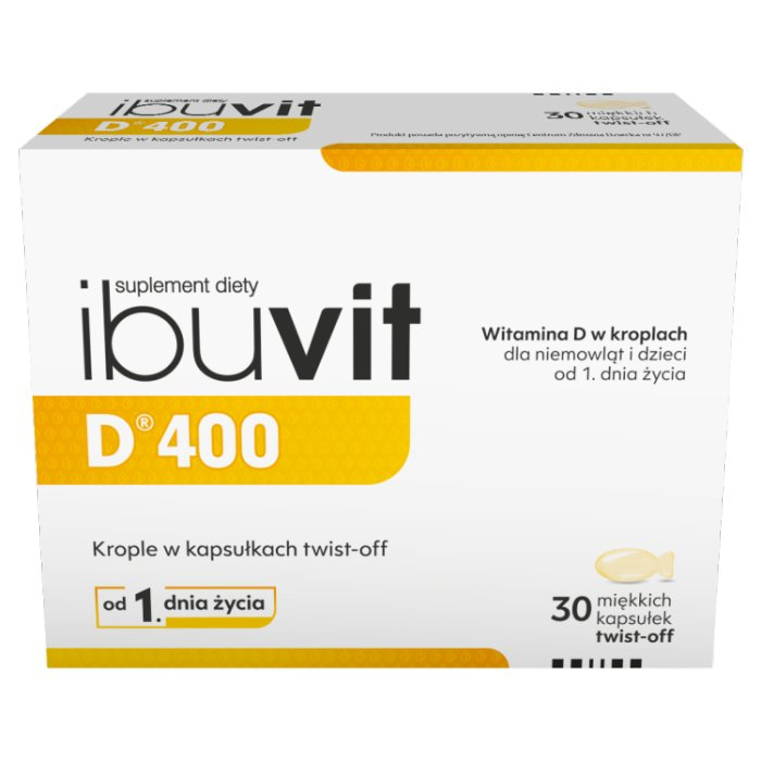 Ibuvit D 400 30 kapsułek twist off