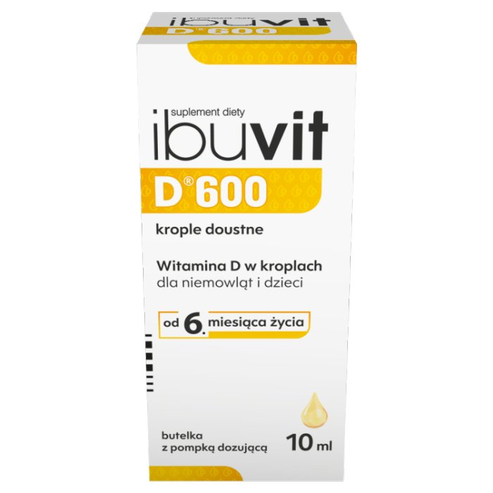 Ibuvit D 600 krople, 10 ml