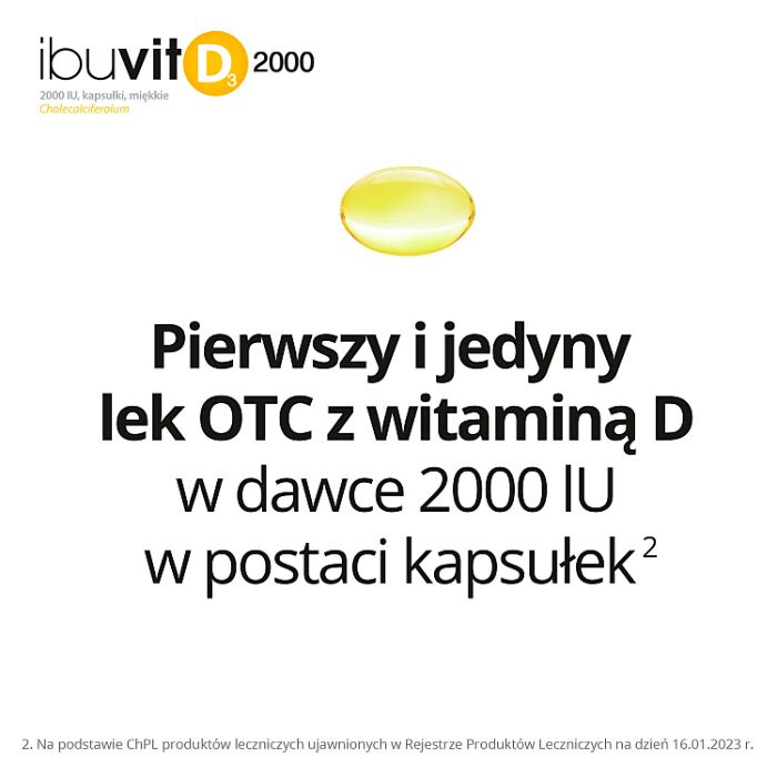 Ibuvit D3 2000 IU 30 kapsułek miękkich