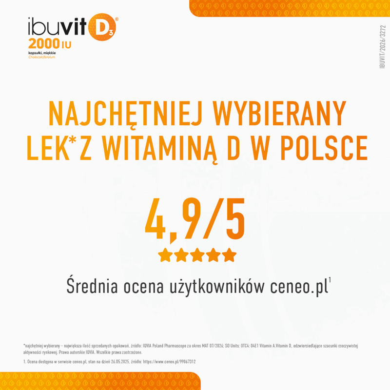 Ibuvit D3 2000 IU 30 kapsułek miękkich
