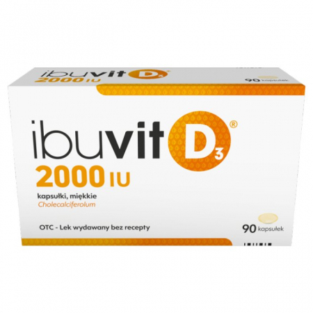 Ibuvit D3 2000 IU kapsułki miękkie, 90 szt.