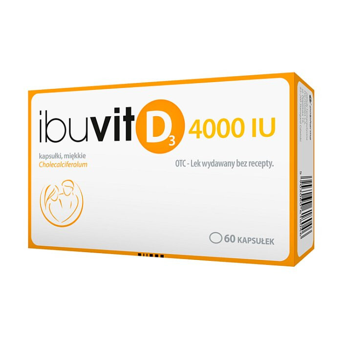 Ibuvit D3 4000IU 30 kapsułek miękkich | Witamina D3