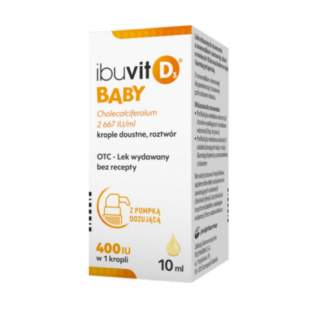 Ibuvit D3 Baby krople doustne, 10 ml