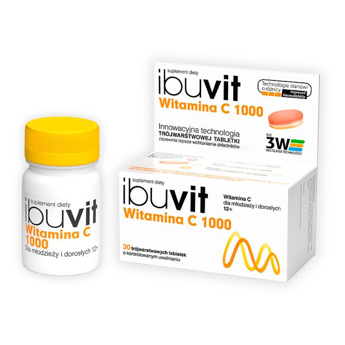 Ibuvit Witamina C 1000 x 30 tabletek